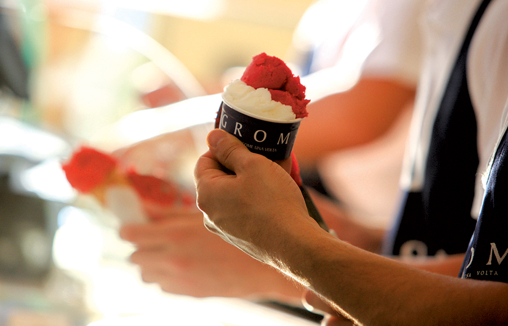 Serving up at Grom